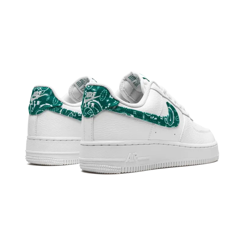 Nike AIR FORCE 1 LO '07 ESSEN MNS WMNS Green Paisley Womens