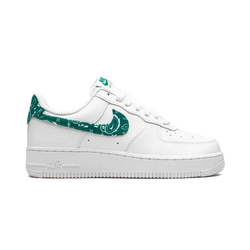 Nike AIR FORCE 1 LO '07 ESSEN MNS WMNS Green Paisley Womens