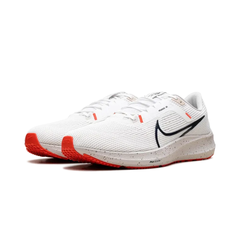 Nike Air Zoom Pegasus 40 White Obsidian Mens