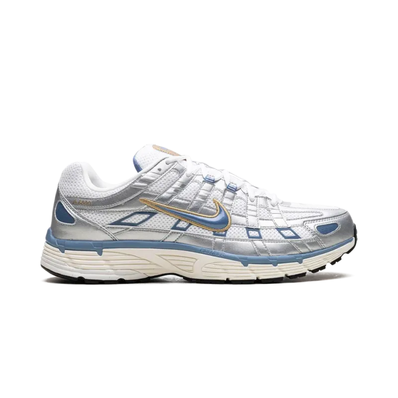 Nike P-6000 Metallic Silver Aegean Storm Mens