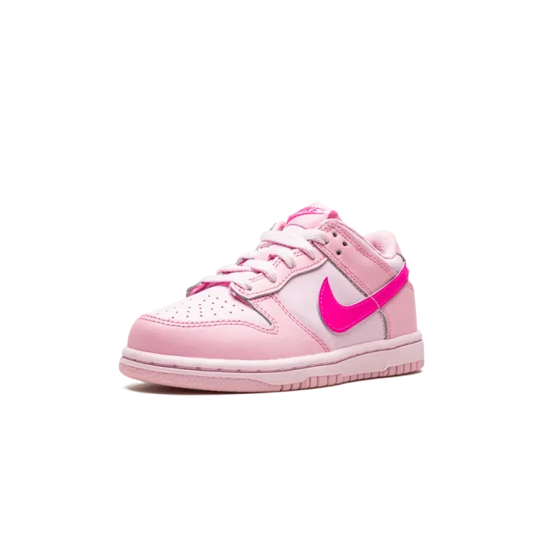 Nike Dunk Low PS Triple Pink Pre School