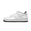 Nike Air Force 1 Low '07 GS Contrast Stitching - White / Black Grade School