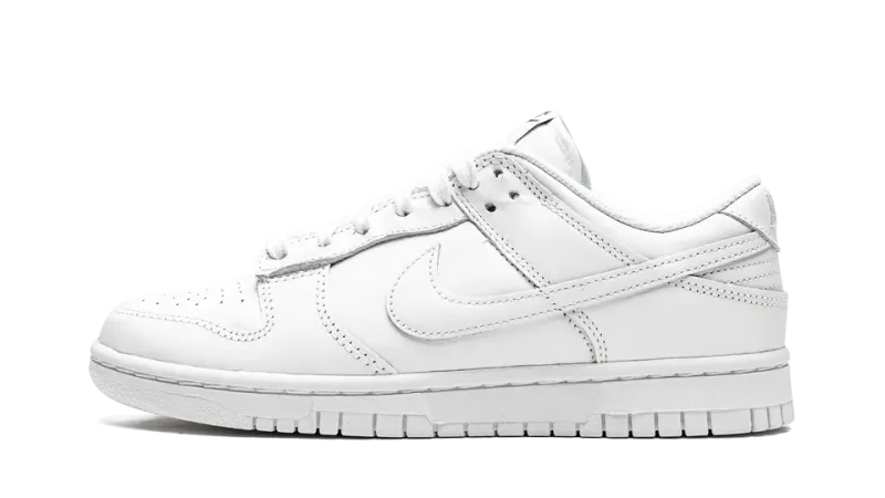 Nike DUNK LOW WMNS Triple White — The Essential All-White Women's Sneaker