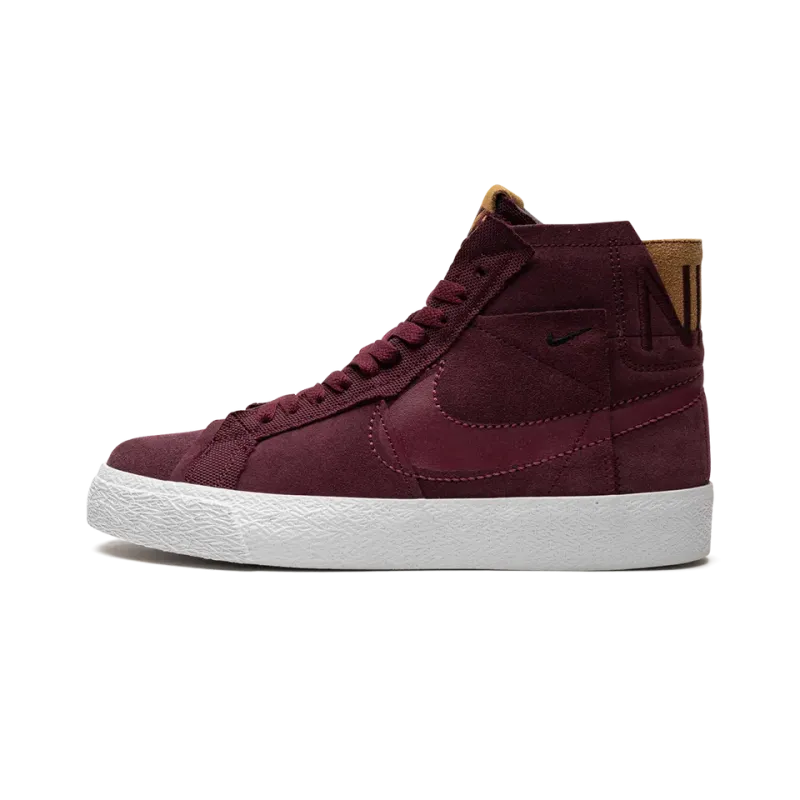Nike SB Blazer Mid Night Maroon Mens