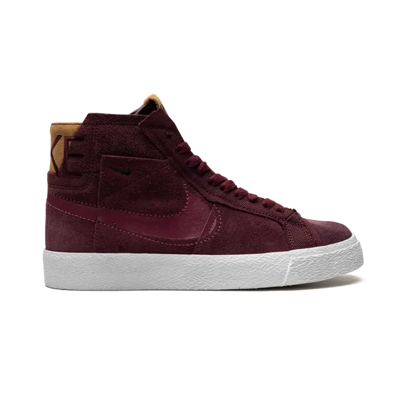 Nike SB Blazer Mid Night Maroon Mens