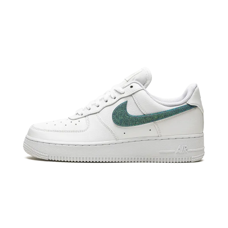 Nike AIR FORCE 1 '07 ESS WMNS Glitter Swoosh - Celery Womens