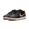 Nike Dunk Low Black / Amber Brown Mens