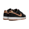 Nike Dunk Low Black / Amber Brown Mens