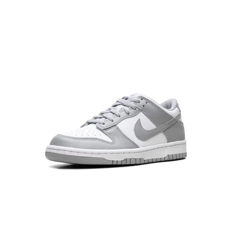 Nike Dunk Low GS White Light Smoke Grey Grade School