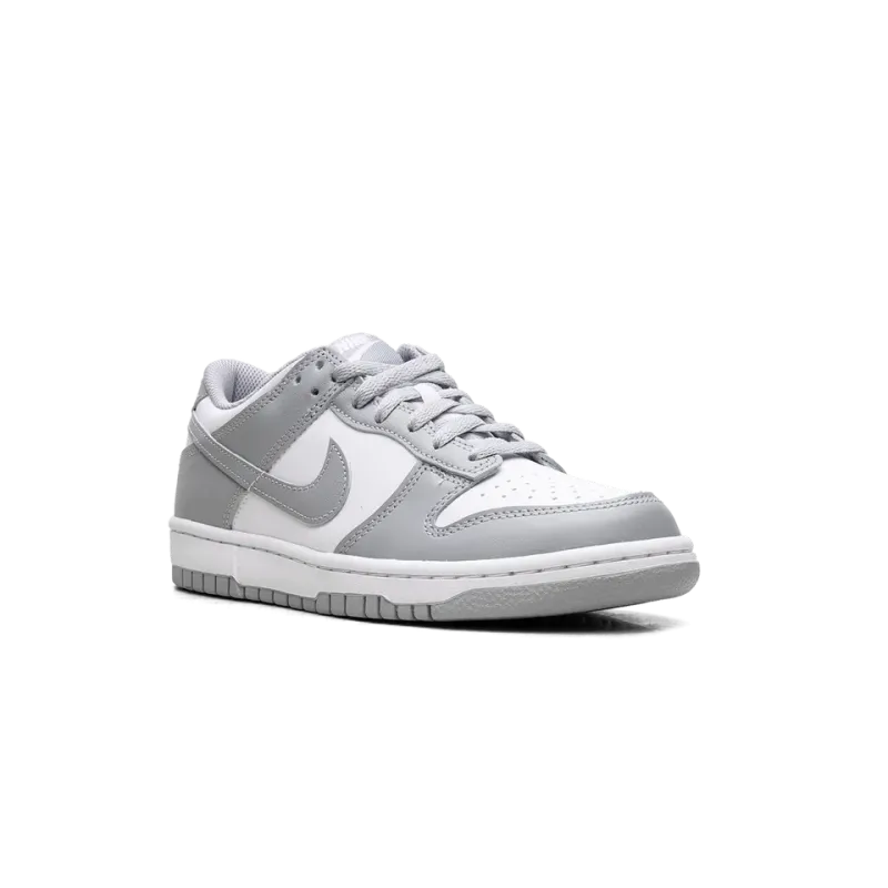 Nike Dunk Low GS White Light Smoke Grey Grade School