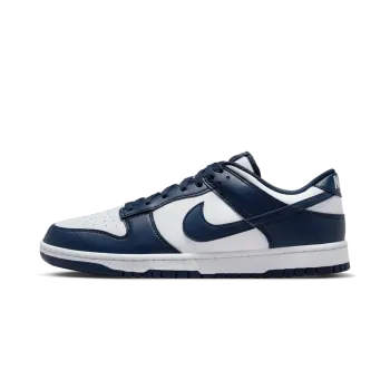 Nike Dunk Low White Midnight Navy Mens