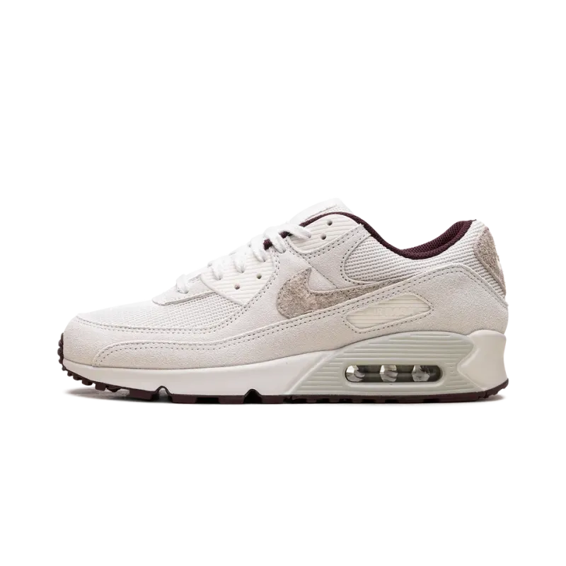 Nike Air Max 90 PRM Sail Burgundy Crush Mens