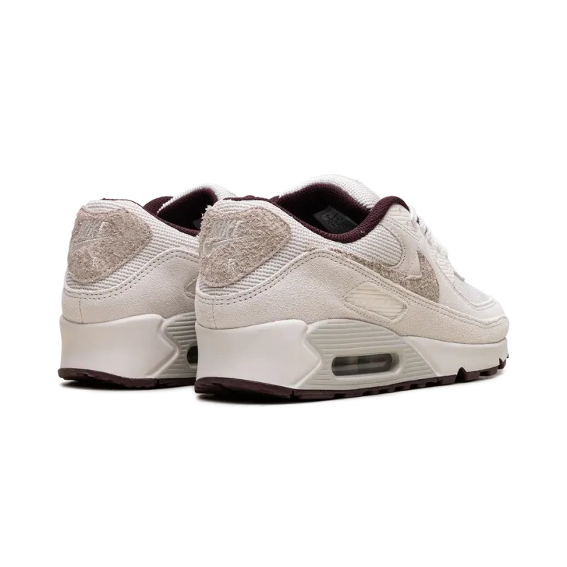 Nike Air Max 90 PRM Sail Burgundy Crush Mens
