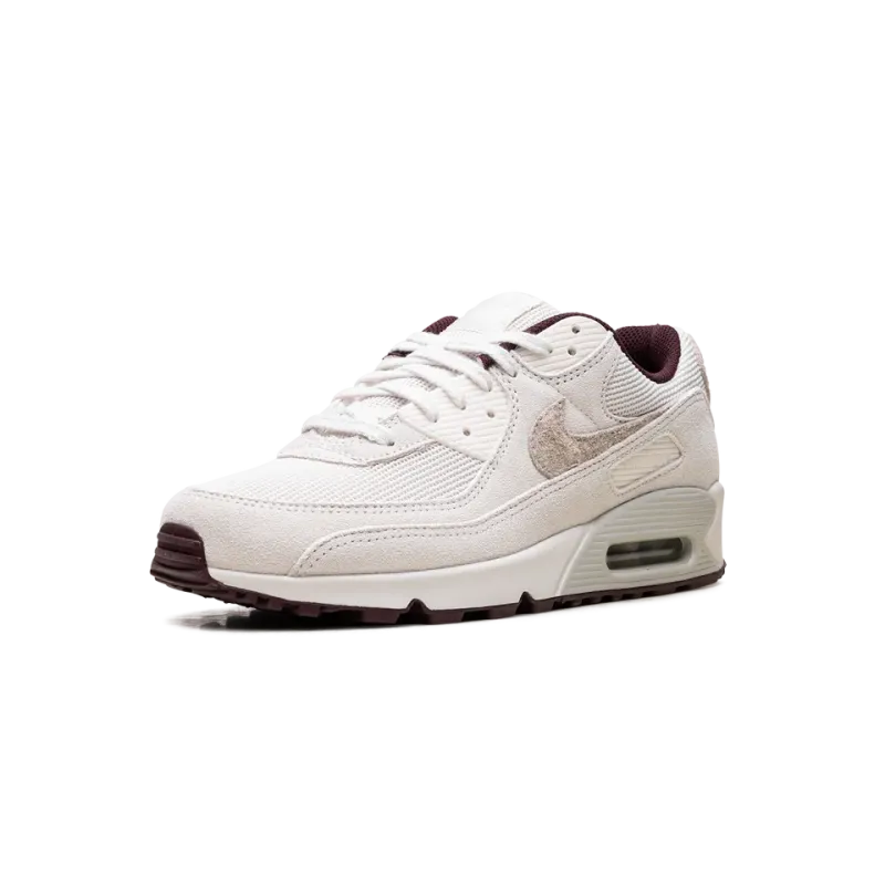 Nike Air Max 90 PRM Sail Burgundy Crush Mens