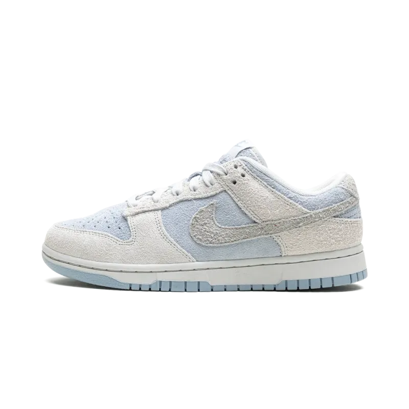 Nike DUNK LOW WMNS Suede - Photon Dust / Light Armory Blue Womens