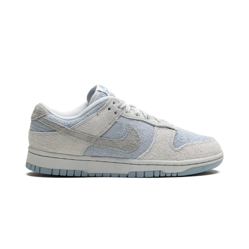 Nike DUNK LOW WMNS Suede - Photon Dust / Light Armory Blue Womens