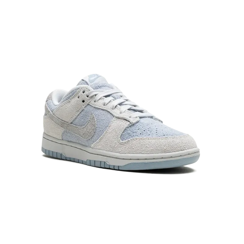 Nike DUNK LOW WMNS Suede - Photon Dust / Light Armory Blue Womens