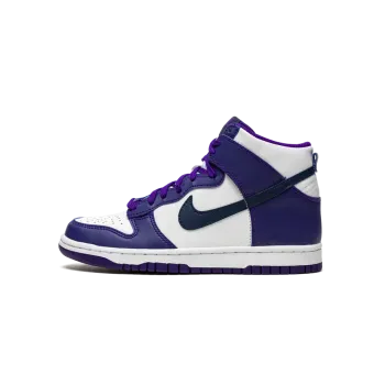 Nike Dunk High GS Electro Purple Midnght Navy Grade School