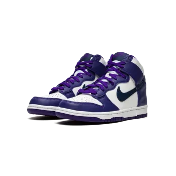 Nike Dunk High GS Electro Purple Midnght Navy Grade School