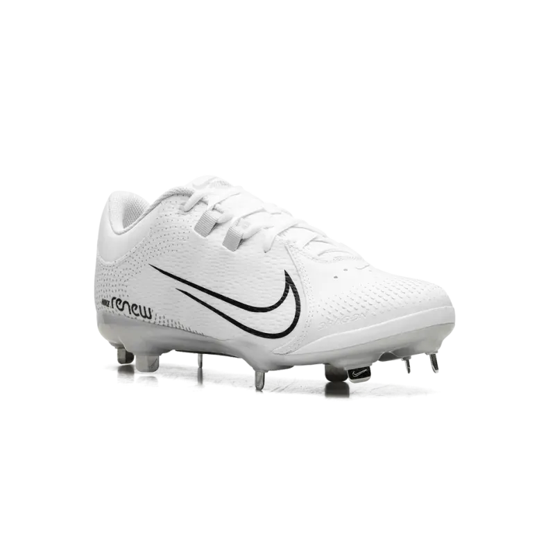 Nike Hyperdiamond 4 Pro Softball Cleats WMNS WHITE BLACK Womens