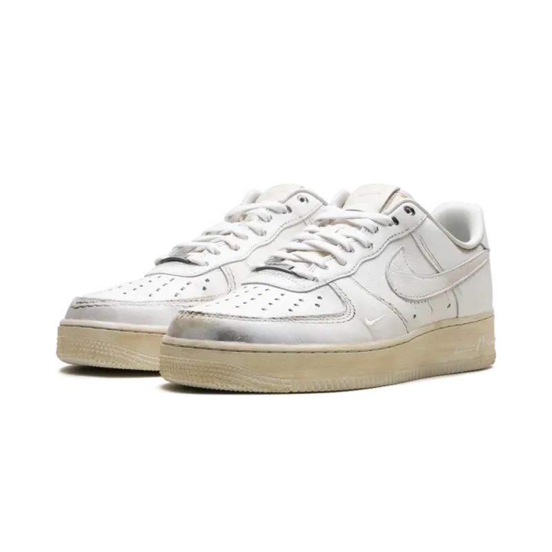Nike Air Force 1 Low .SWOOSH - Dirty Triple White Mens