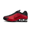 Nike Shox R4 University Red Black Mens