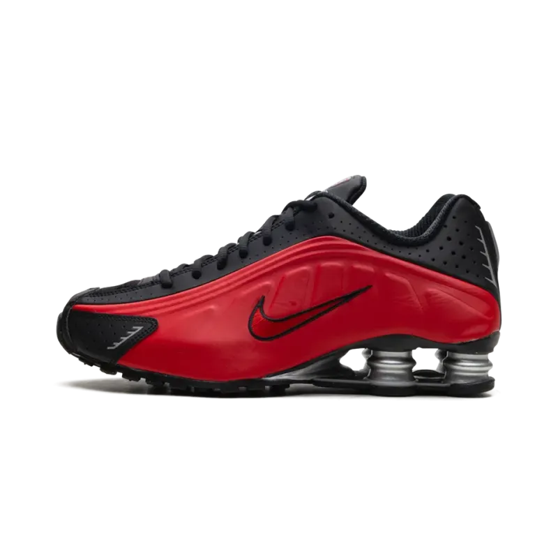 Nike Shox R4 University Red Black Mens