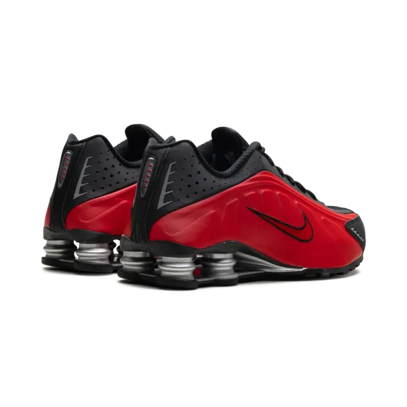 Nike Shox R4 University Red Black Mens