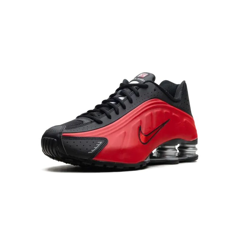 Nike Shox R4 University Red Black Mens