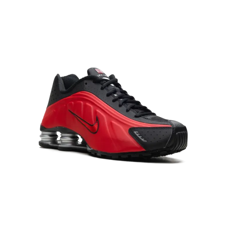Nike Shox R4 University Red Black Mens