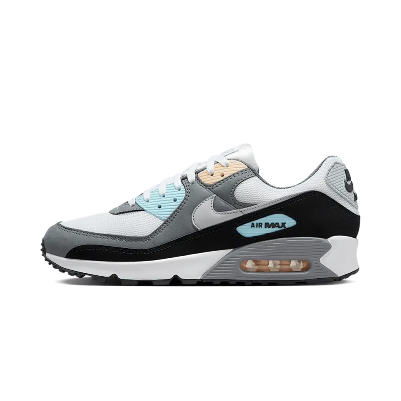Nike Air Max 90 Cool Grey Pure Platinum Black Mens