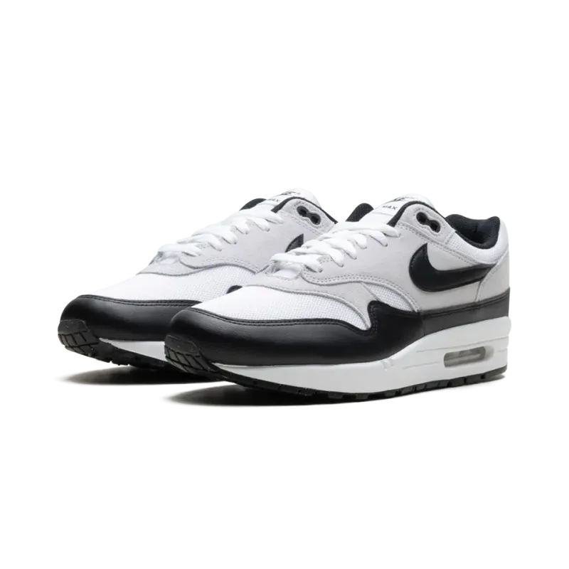 Nike Air Max 1 Essential White Pure Platinum Black Mens