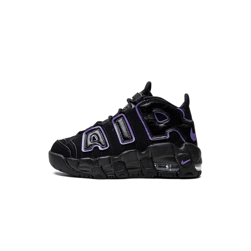 Nike Air More Uptempo (PS) Black Action Grape Pre School