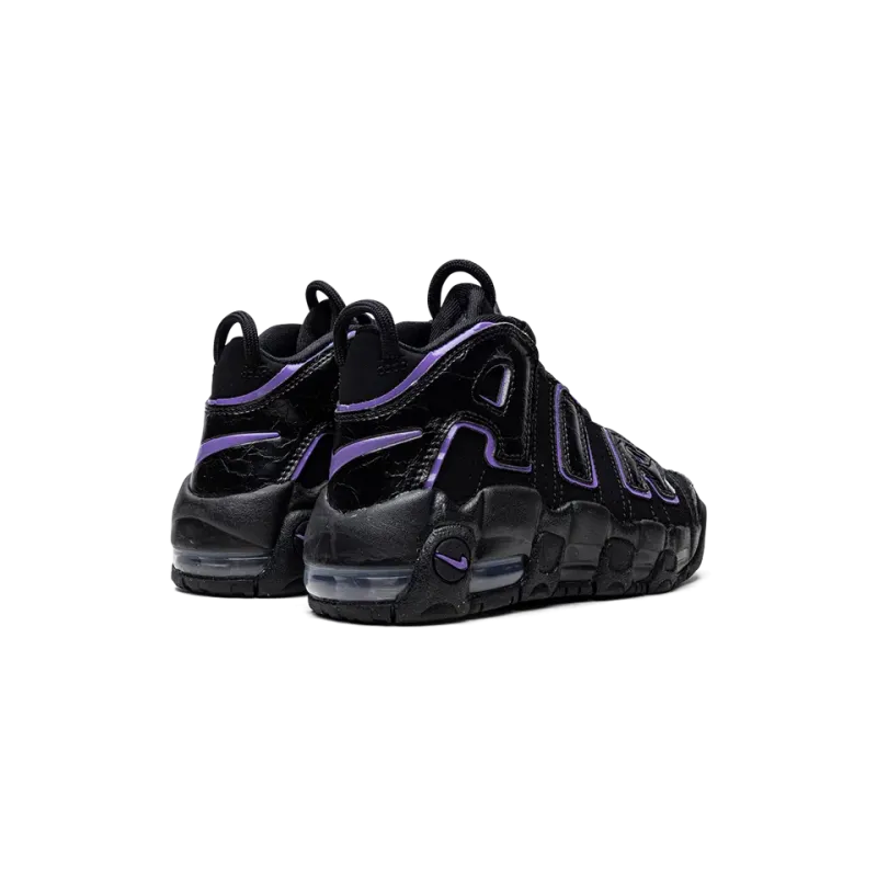 Nike Air More Uptempo (PS) Black Action Grape Pre School
