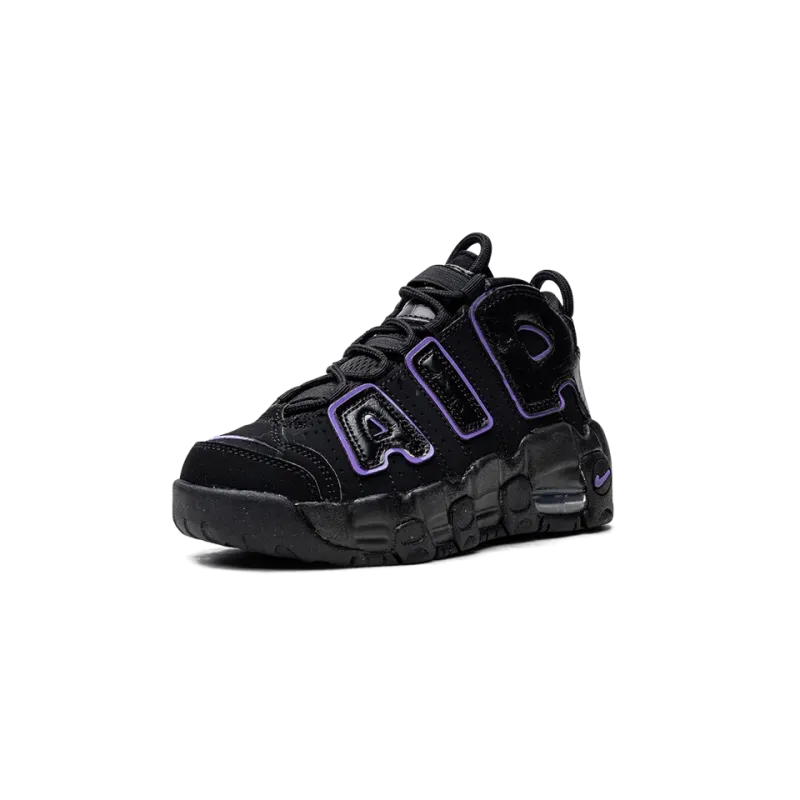 Nike Air More Uptempo (PS) Black Action Grape Pre School