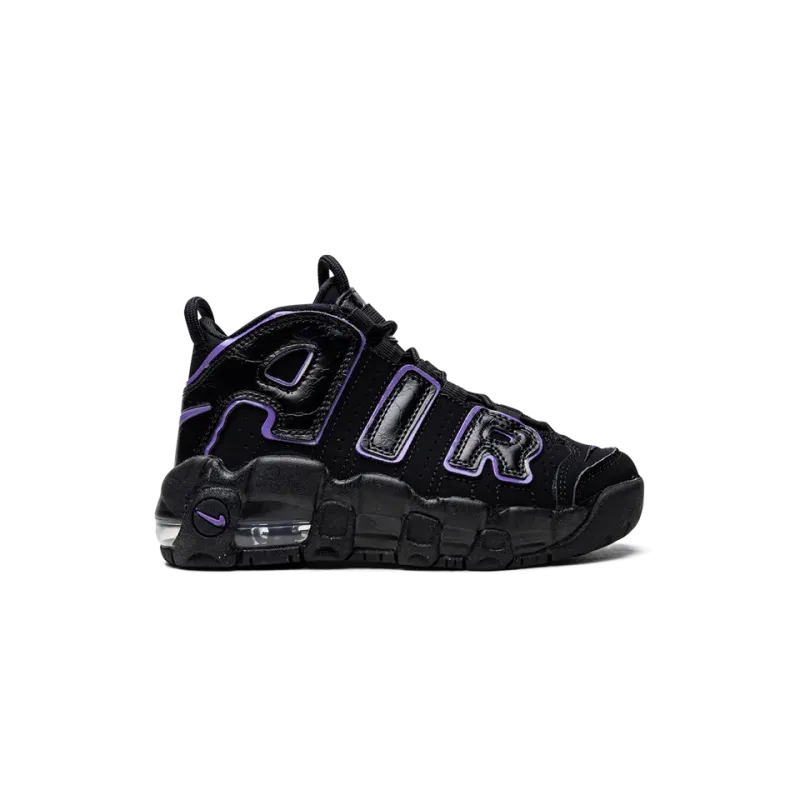 Nike Air More Uptempo (PS) Black Action Grape Pre School