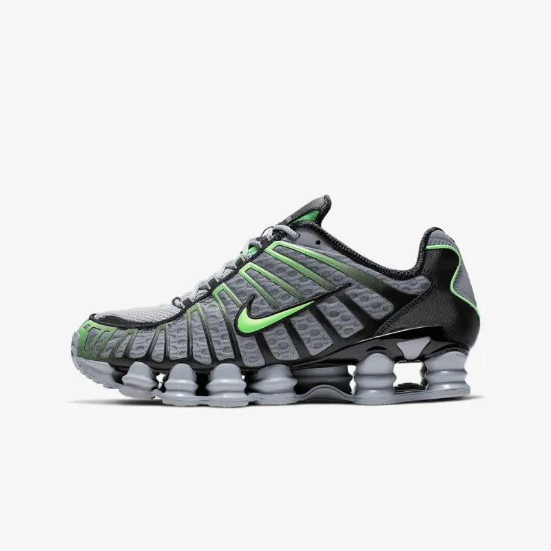 Nike Shox TL Wolf Grey Lime Blast Mens
