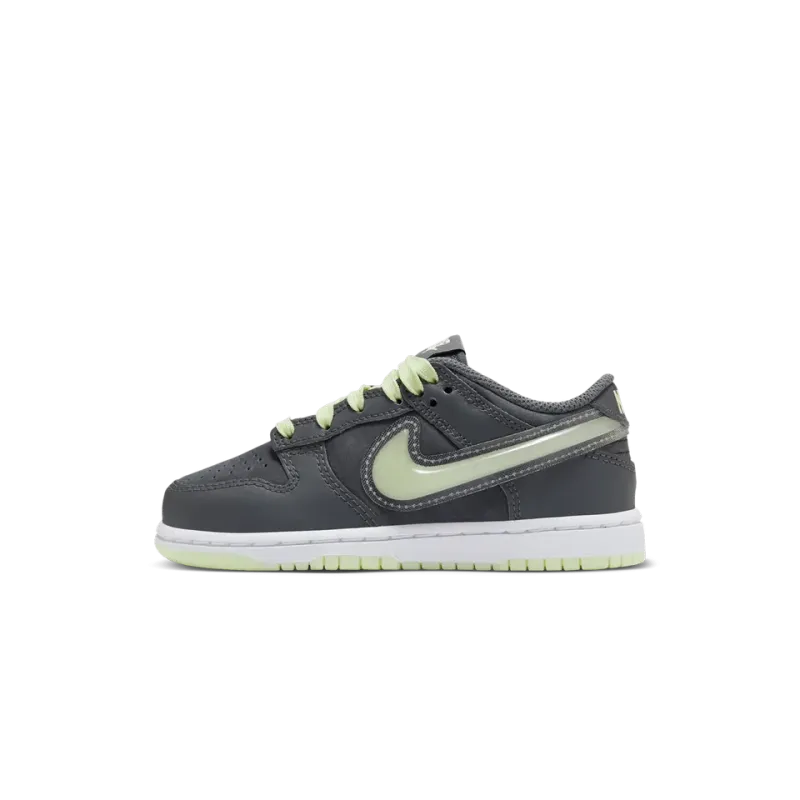 Nike Dunk Low PS Halloween Iron Grey Glow in the Dark Pre School