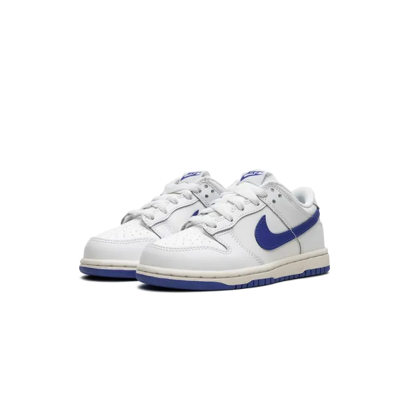 Nike Dunk Low PS Summit White Hyper Royal Pre School