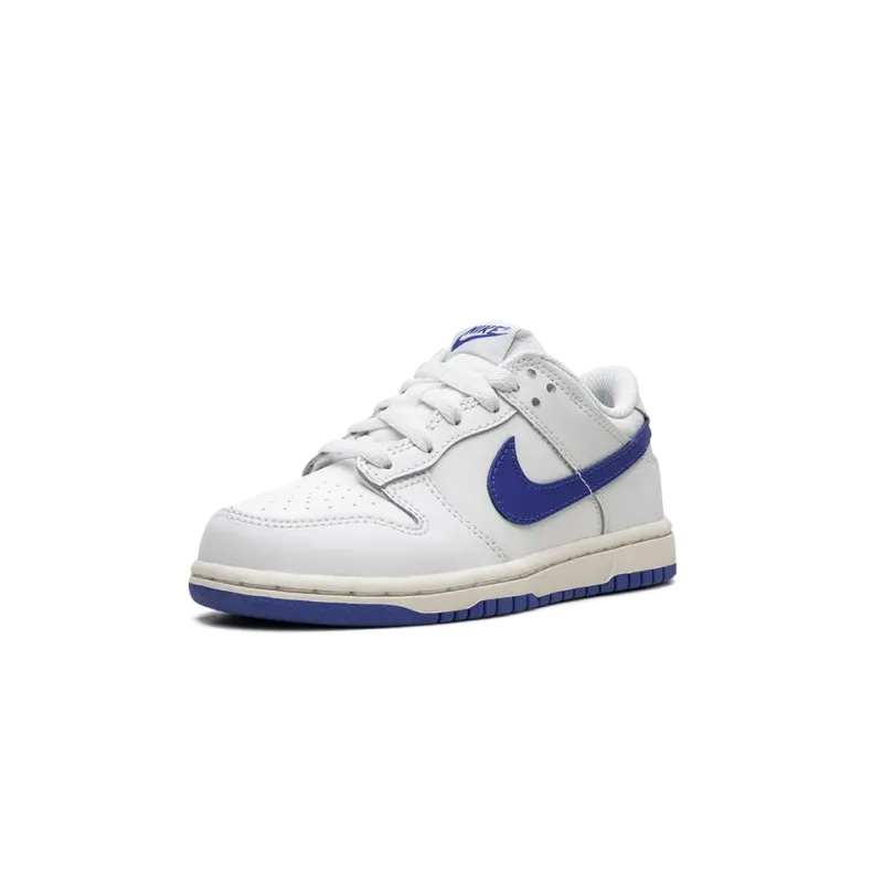 Nike Dunk Low PS Summit White Hyper Royal Pre School