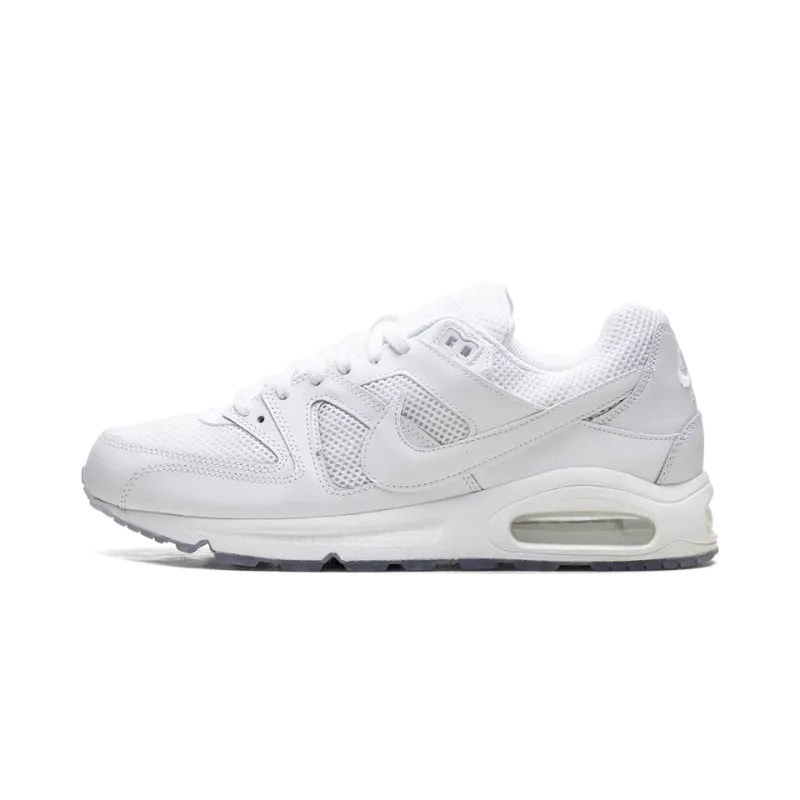 Nike Air Max Command Triple White Mens