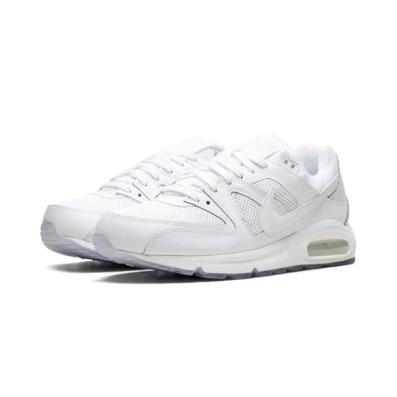 Nike Air Max Command Triple White Mens