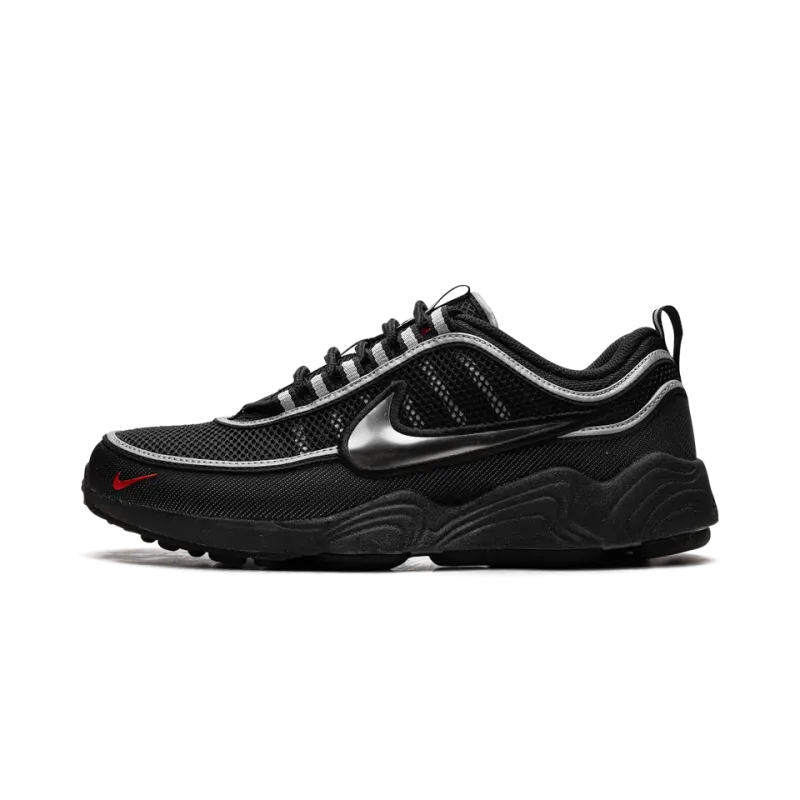 Nike Air Zoom Spiridon Black / Metallic Silver Mens
