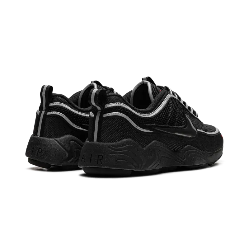Nike Air Zoom Spiridon Black / Metallic Silver Mens
