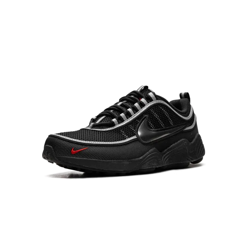 Nike Air Zoom Spiridon Black / Metallic Silver Mens