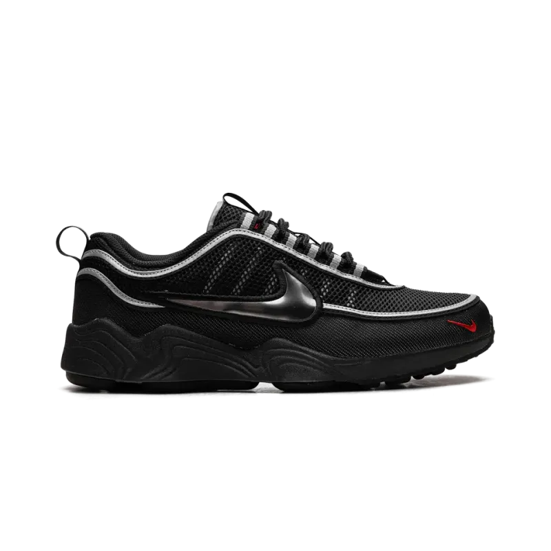 Nike Air Zoom Spiridon Black / Metallic Silver Mens