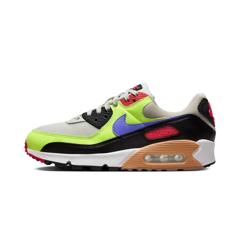 Nike Air Max 90 WMNS Volt Light Bone Ultramarine Womens