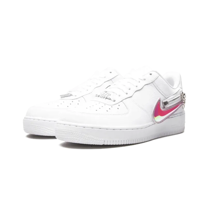 Nike Air Force 1 '07 PRM Zip Swoosh White Mens