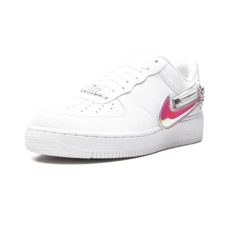 Nike Air Force 1 '07 PRM Zip Swoosh White Mens