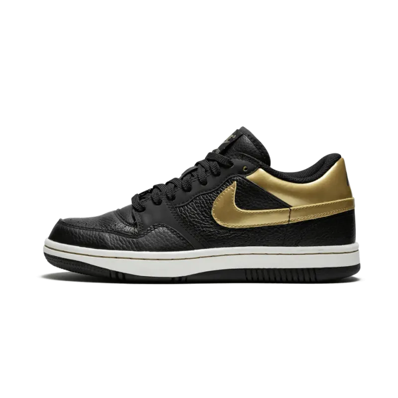 Nike Court Force Low Black and Gold Mens